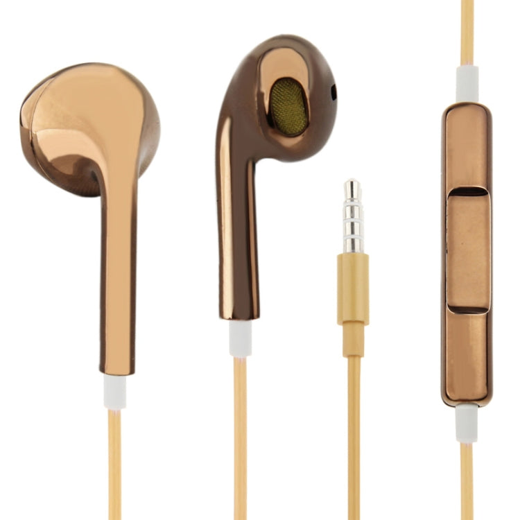 Écouteurs stéréo 3,5 mm avec fil de galvanoplastie pour téléphones Android, PC, lecteurs MP3 et ordinateurs portables